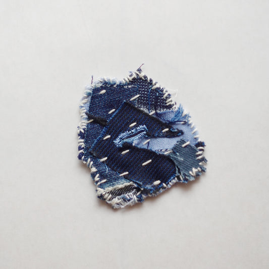 Sashiko Button Piece