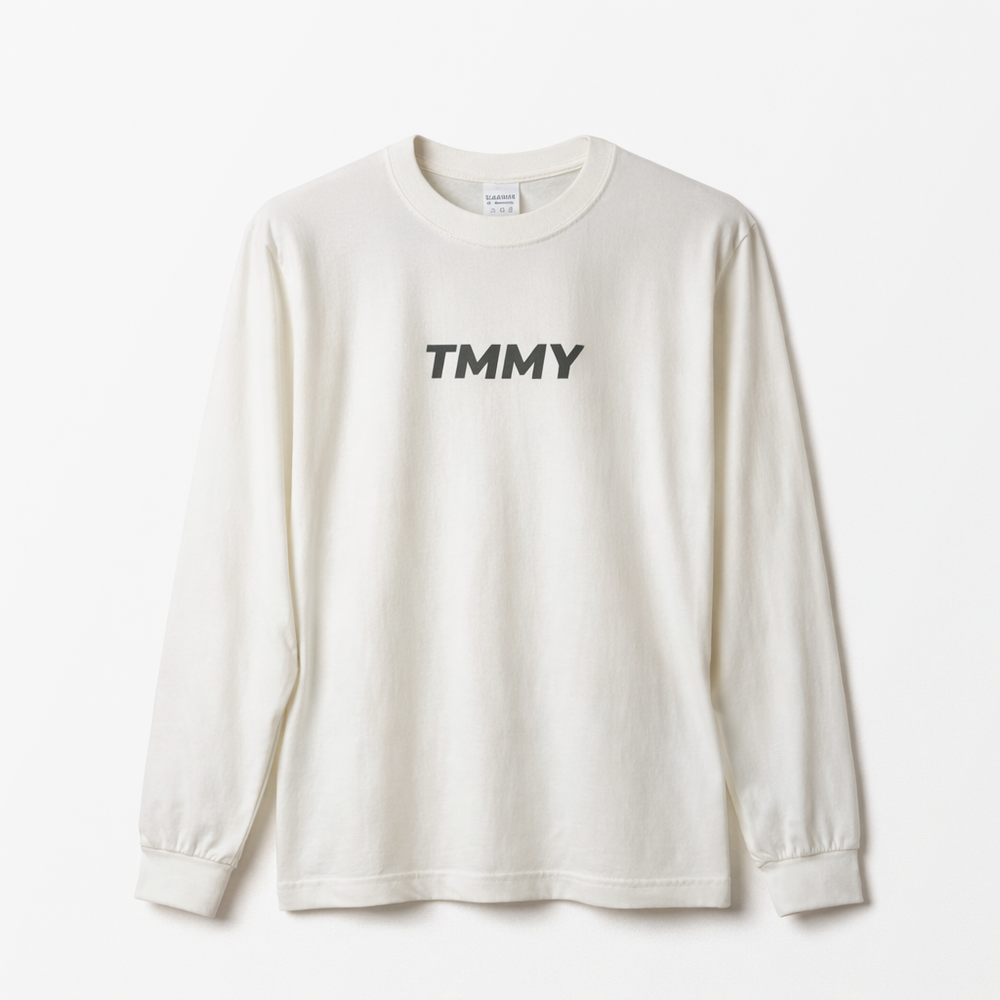 TMMY Long Sleeve Logo Tee (炭黒) 商品画像