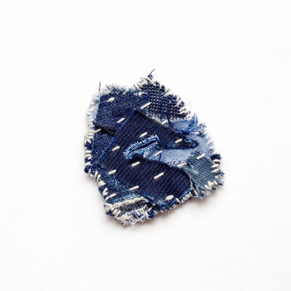 Sashiko Button Piece