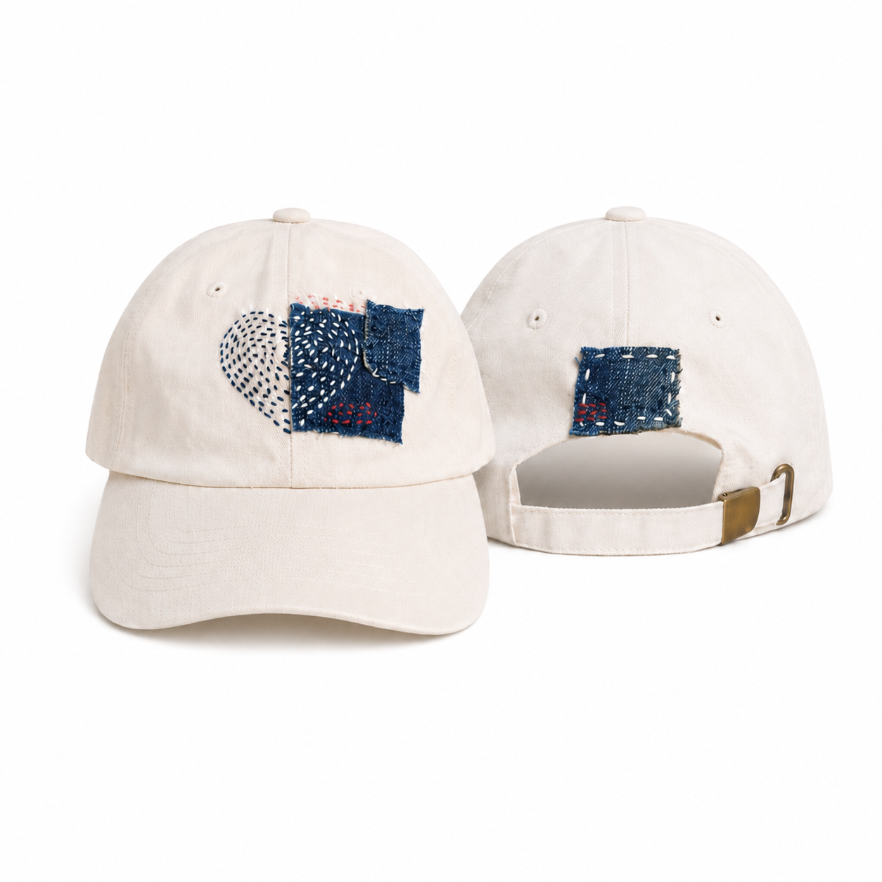 Sashiko Patch Cap