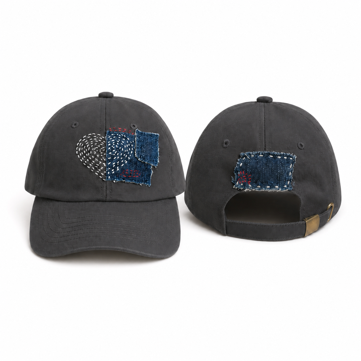 Sashiko Patch Cap