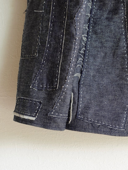 Sashiko Linen Denim Shirt