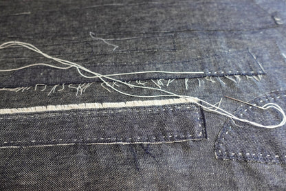 Sashiko Linen Denim Shirt