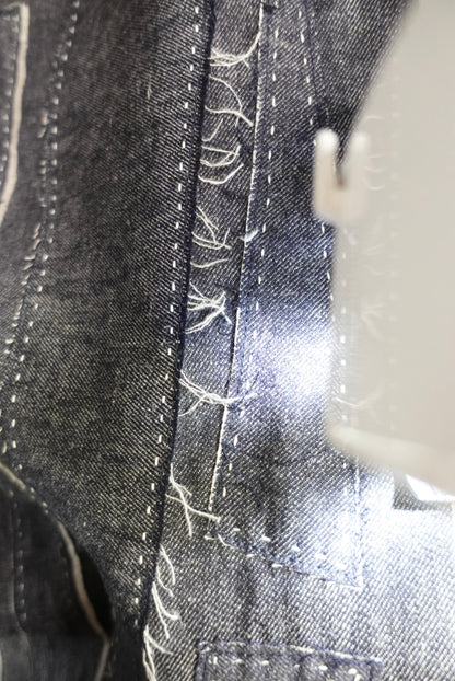 Sashiko Linen Denim Shirt
