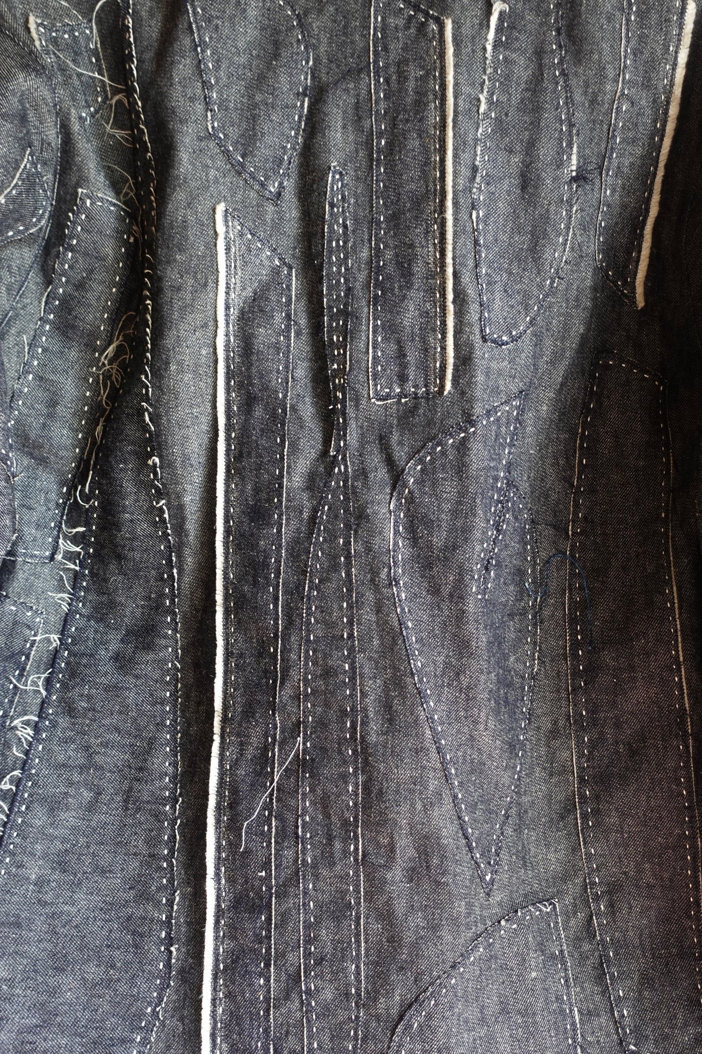 Sashiko Linen Denim Shirt