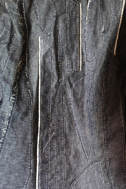 Sashiko Linen Denim Shirt