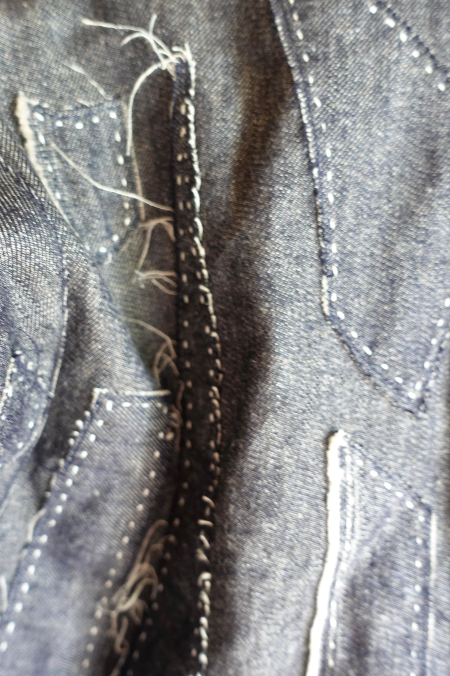 Sashiko Linen Denim Shirt