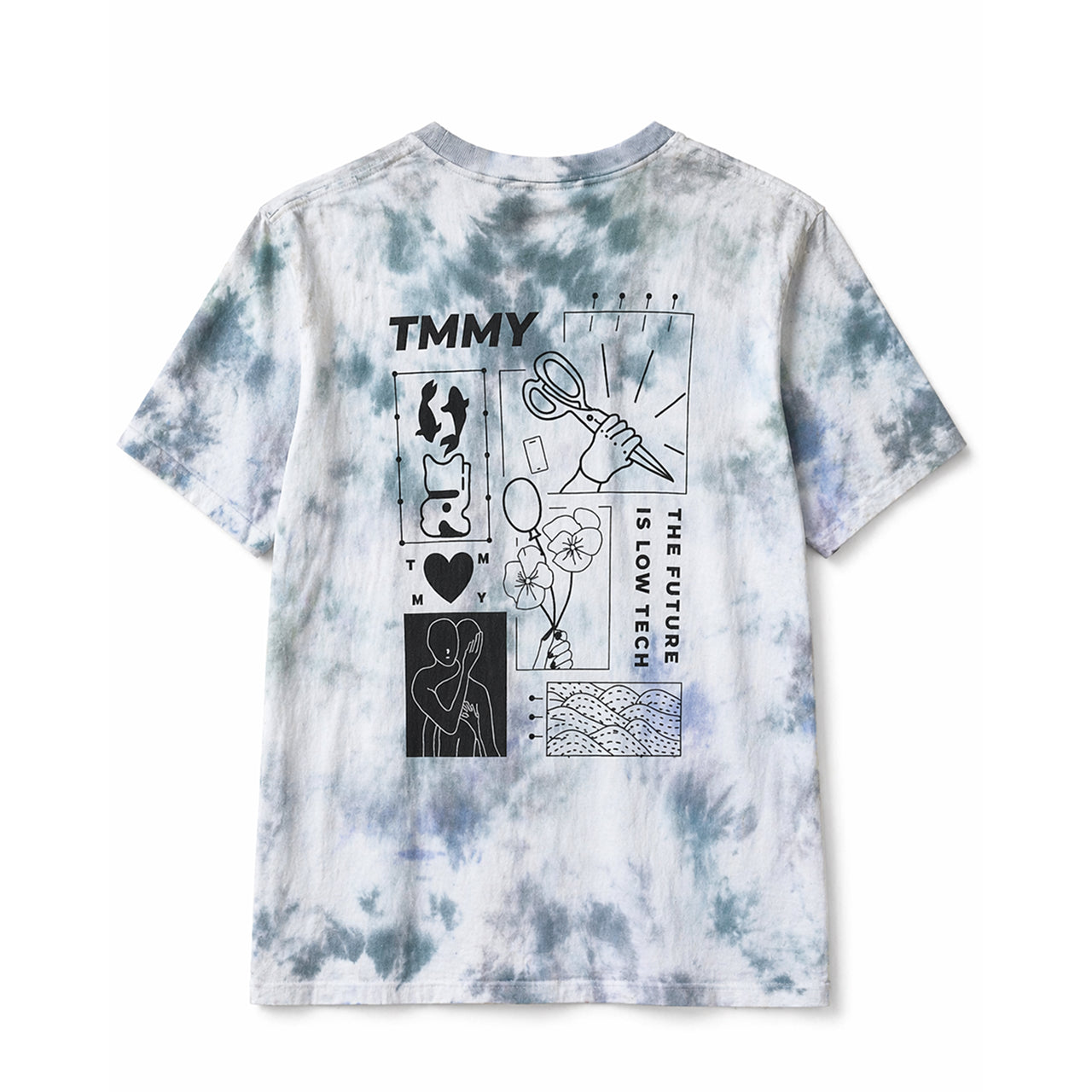 【現品限り】Overdyed Tee (Ice dye)
