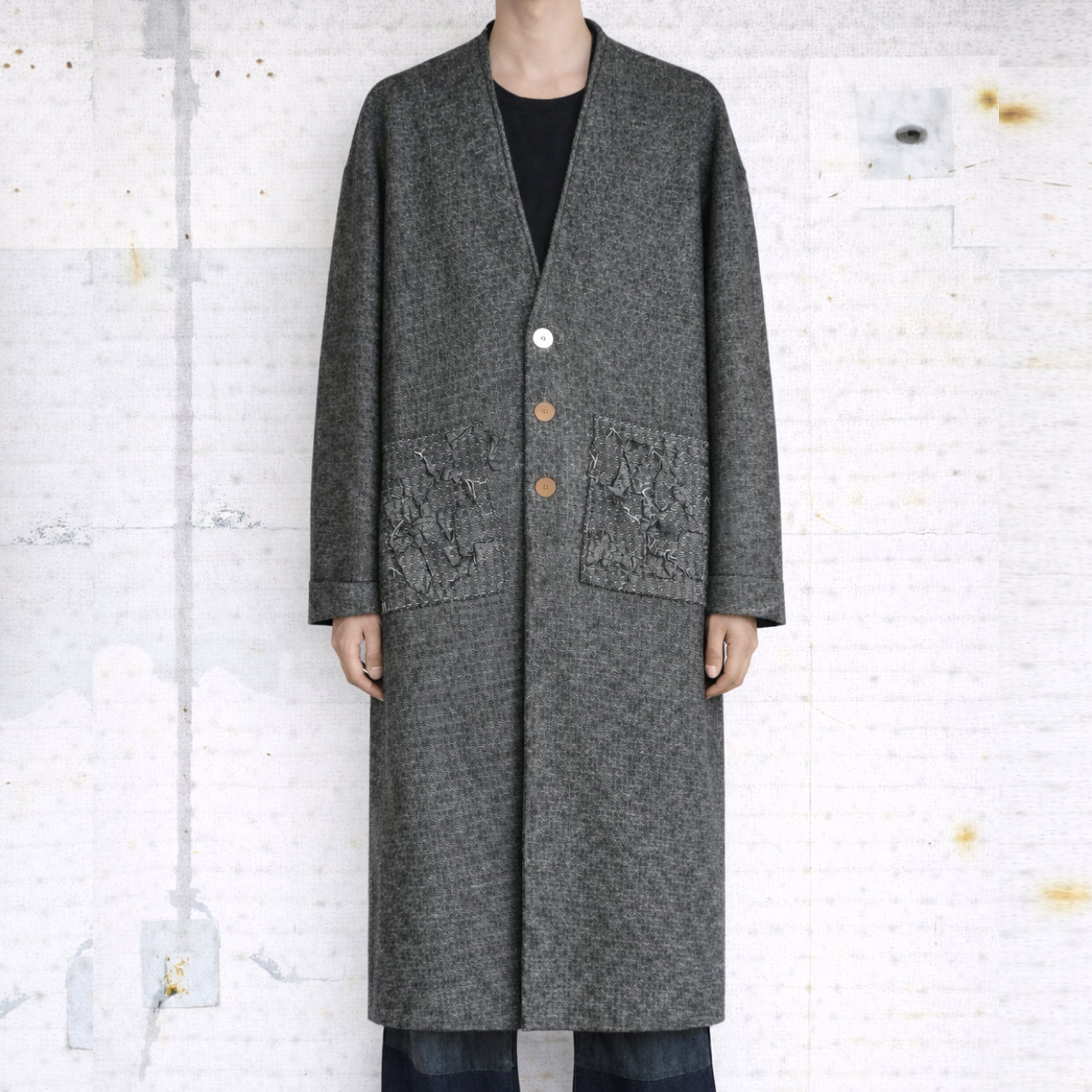 Enshu Tweed Overcoat