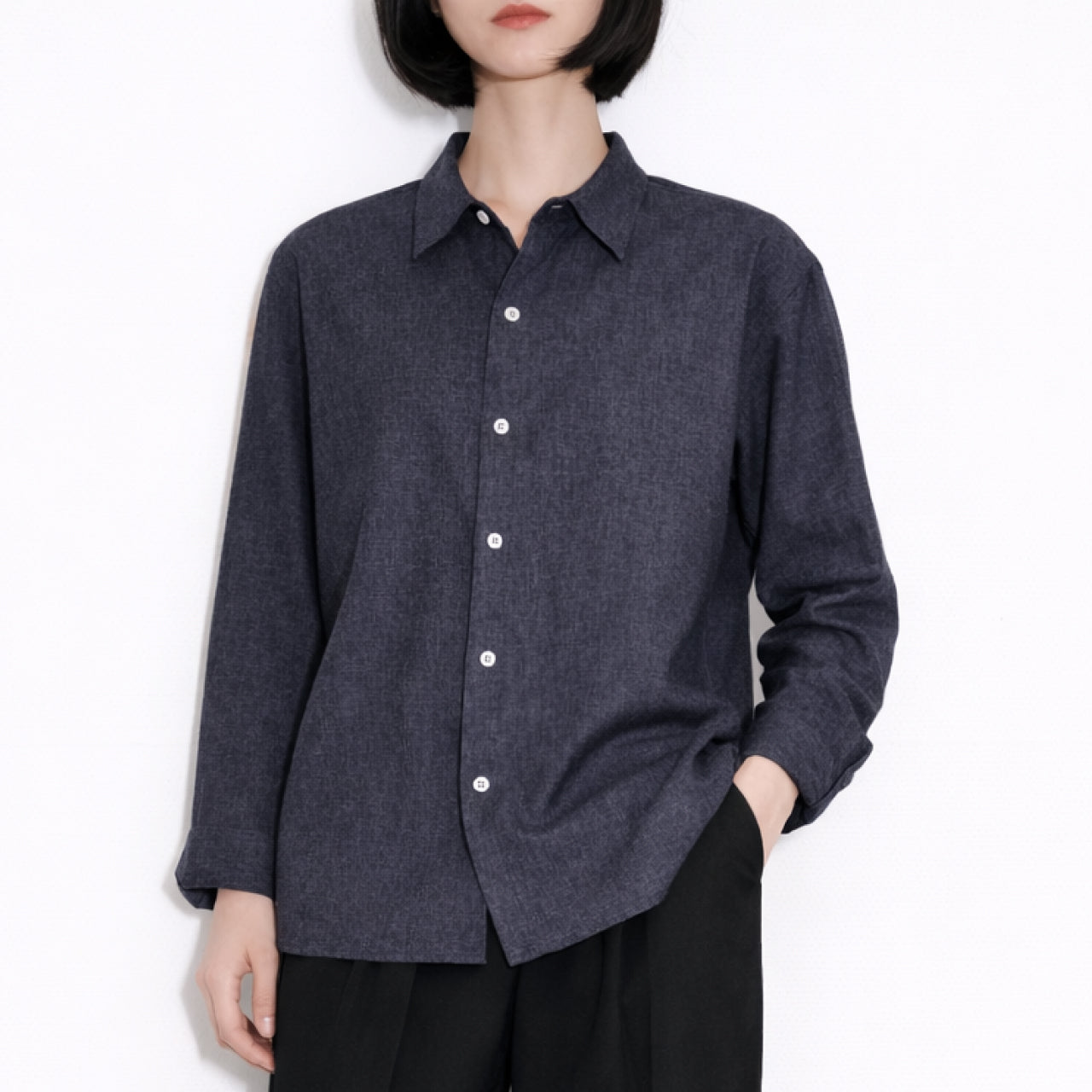 Linen Denim Shirt
