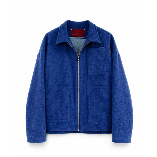 Indigo Sashiko Weave Jacket