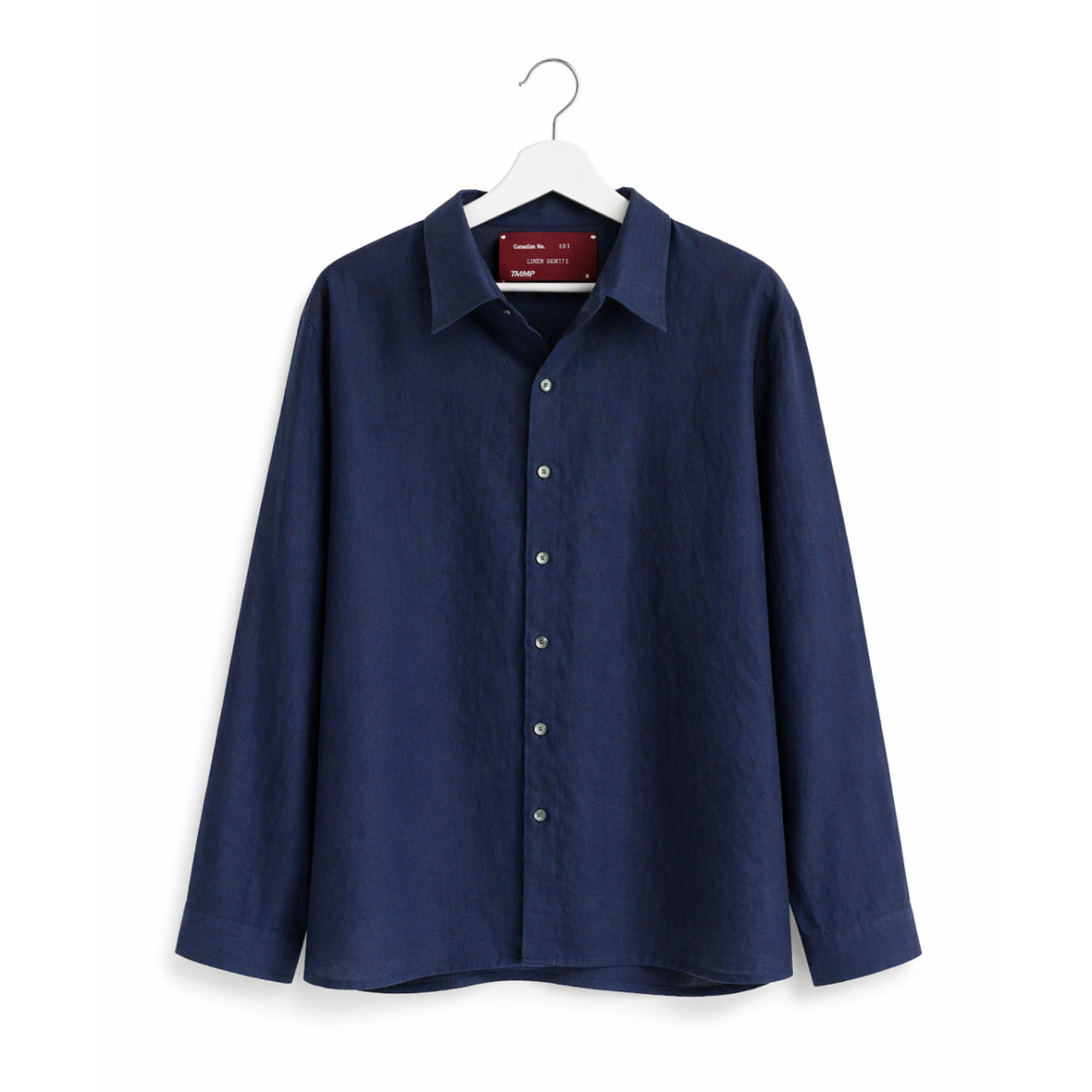 Indigo Linen Sumi Coated Shirt