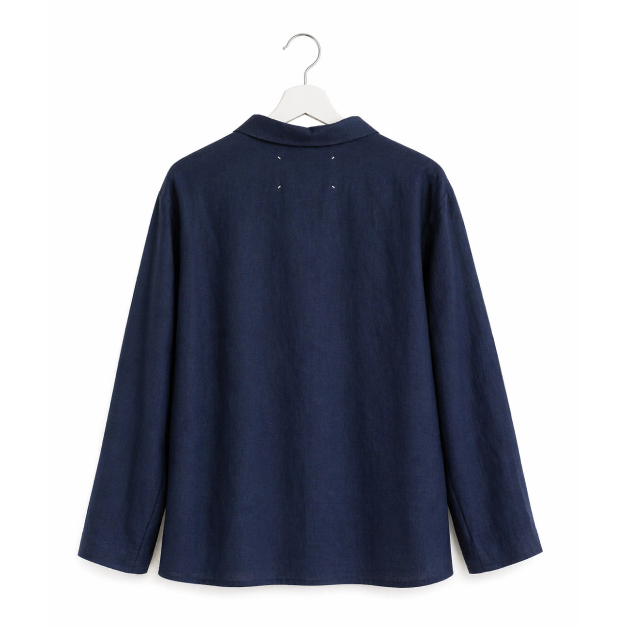 Indigo Linen Sumi Coated Shirt