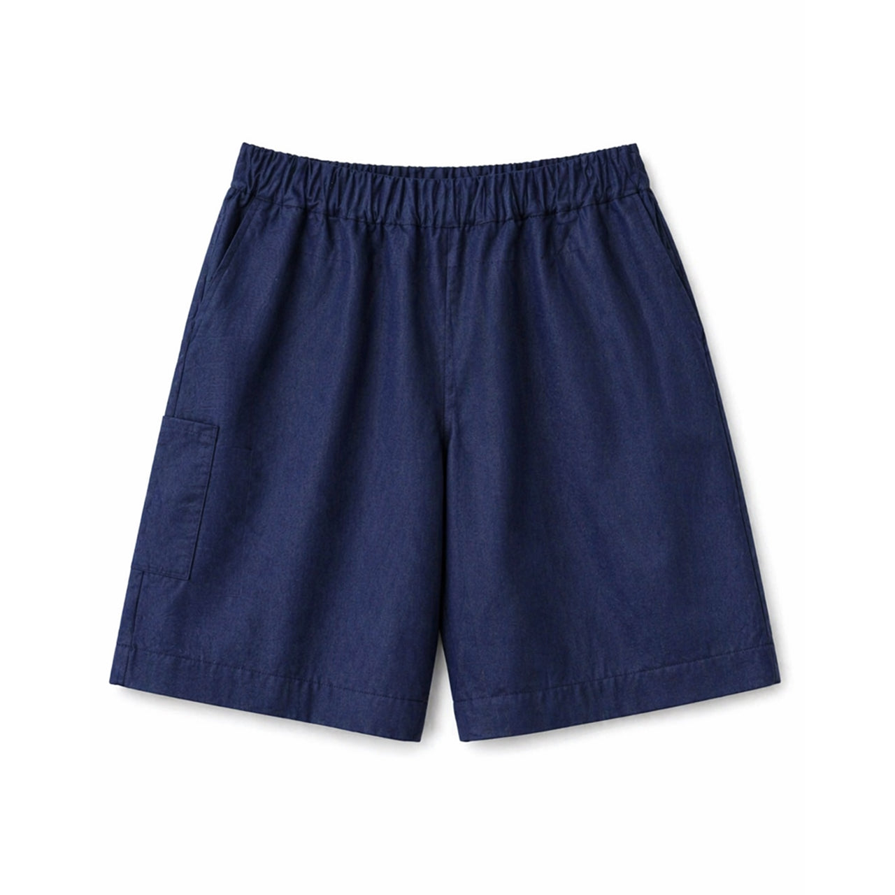 Poly Indigo Half pants