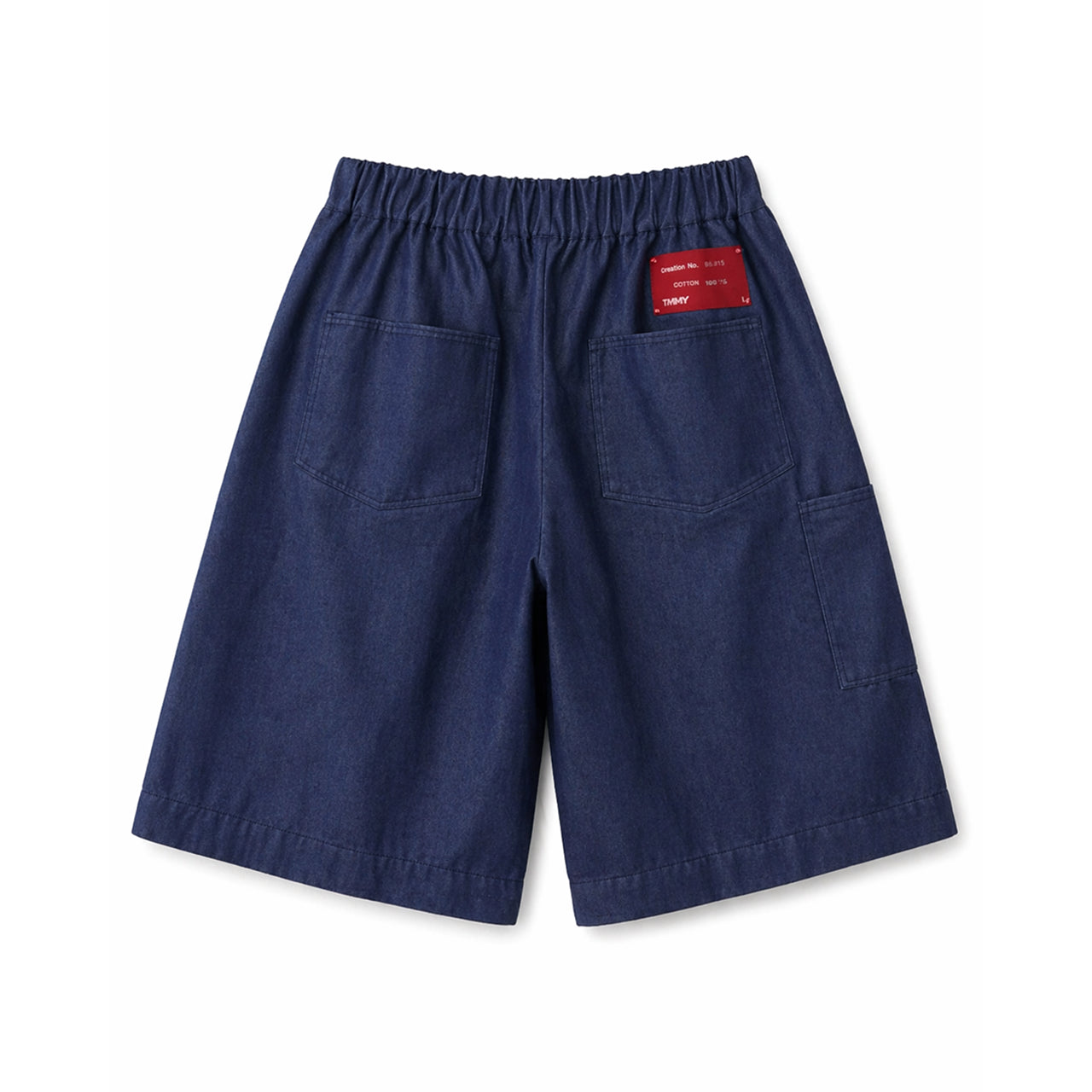 Poly Indigo Half pants